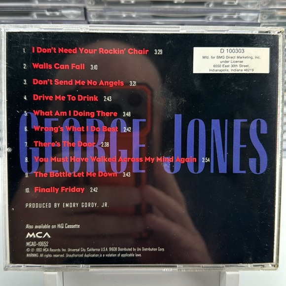 George Jones - Walls Can Fall on CD - Picture 3 of 4